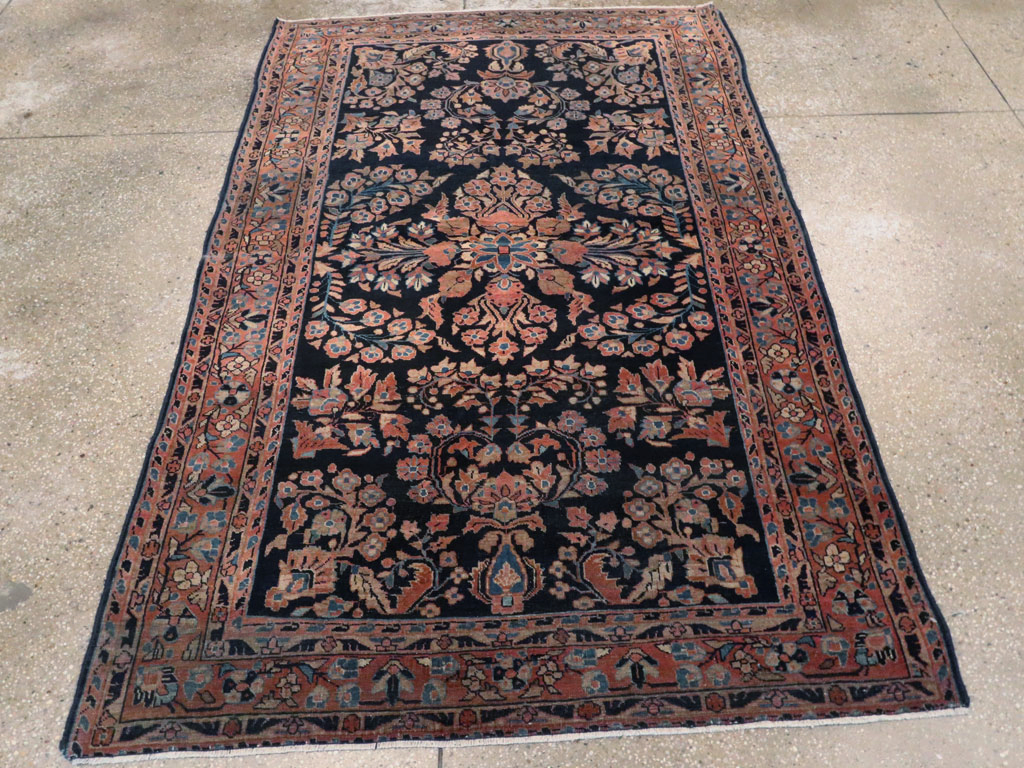 Vintage Persian Sarouk Rug, No.22161 - Galerie Shabab