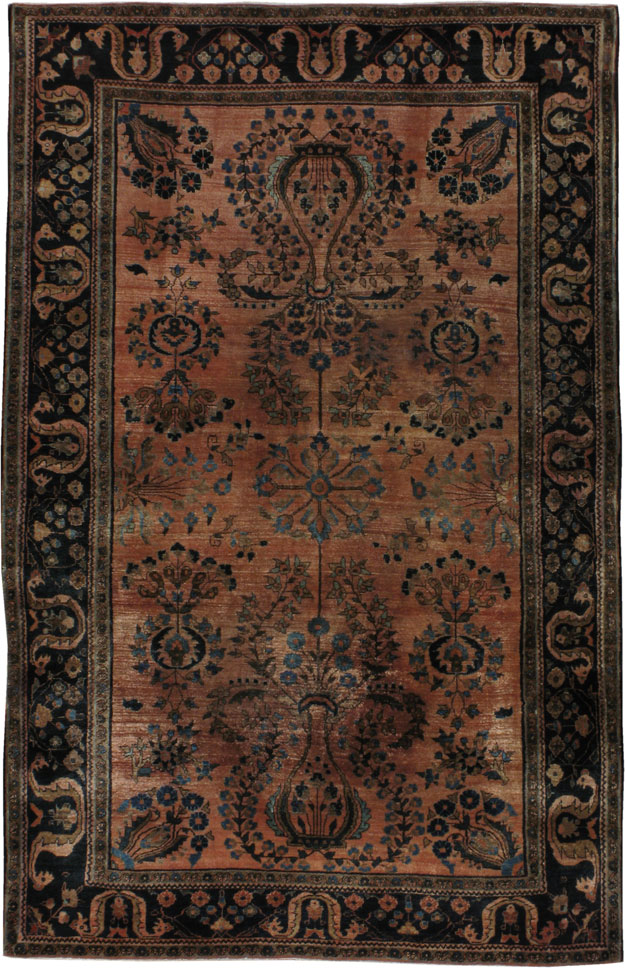 Antique Sarouk Rug, No.22165 - Galerie Shabab