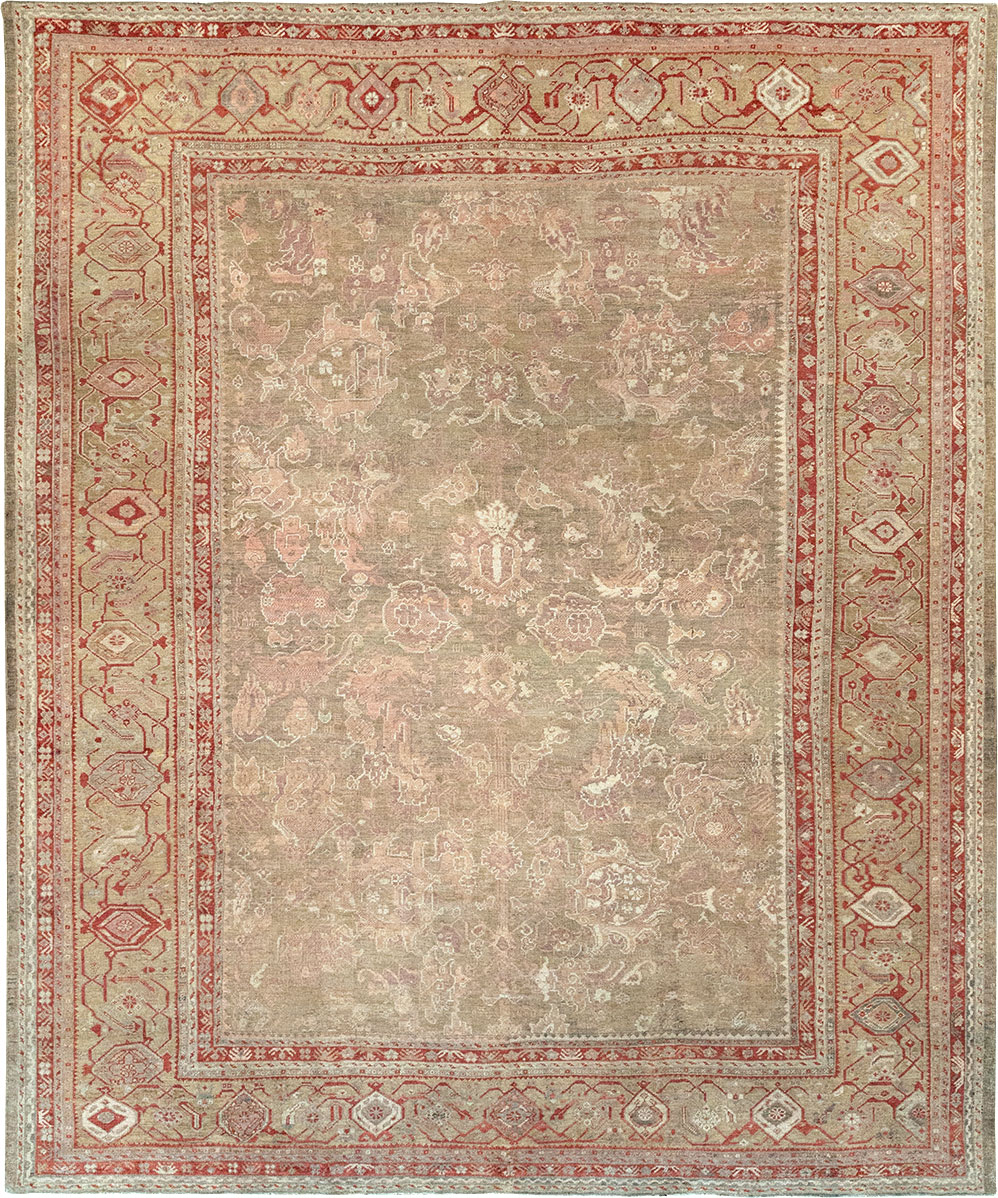 Antique Turkish Oushak Carpet, No.22167 - Galerie Shabab