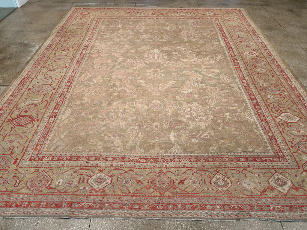 Antique Turkish Oushak Carpet, No.22167 - Galerie Shabab
