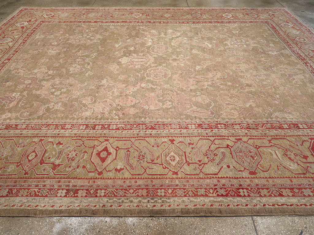 Antique Turkish Oushak Carpet, No.22167 - Galerie Shabab