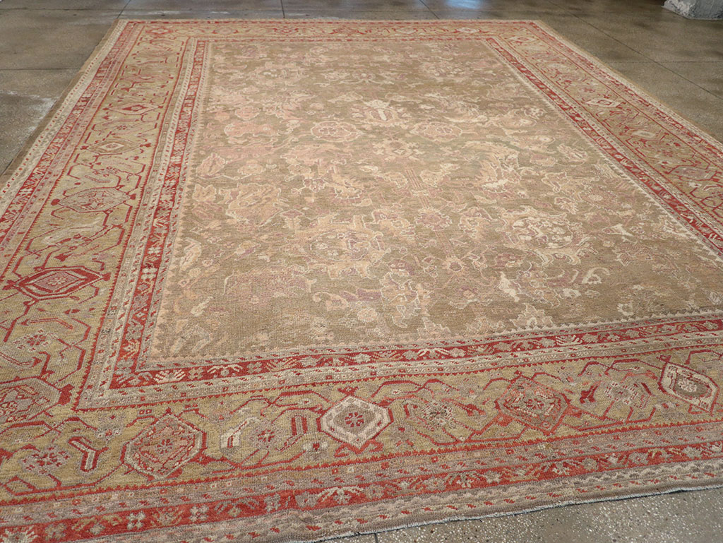 Antique Turkish Oushak Carpet, No.22167 - Galerie Shabab