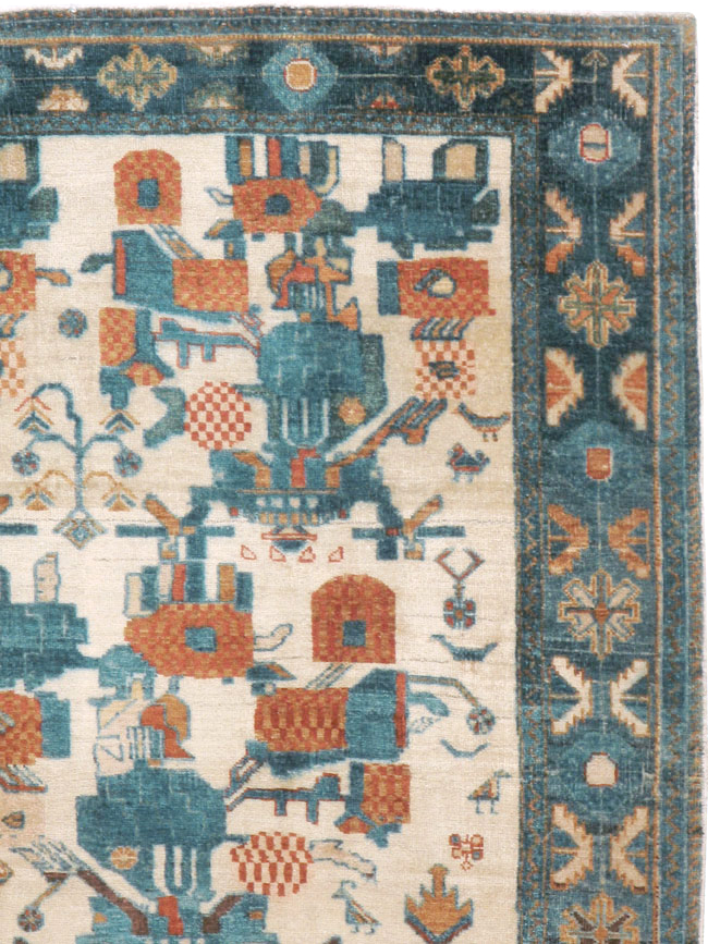 Vintage Persian Afshar Rug, No.22183 - Galerie Shabab