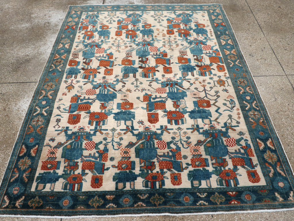Vintage Persian Afshar Rug, No.22183 - Galerie Shabab