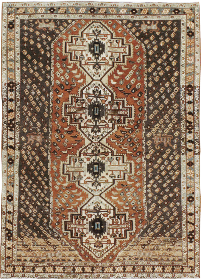 Vintage Persian Afshar Rug, No.22191 - Galerie Shabab
