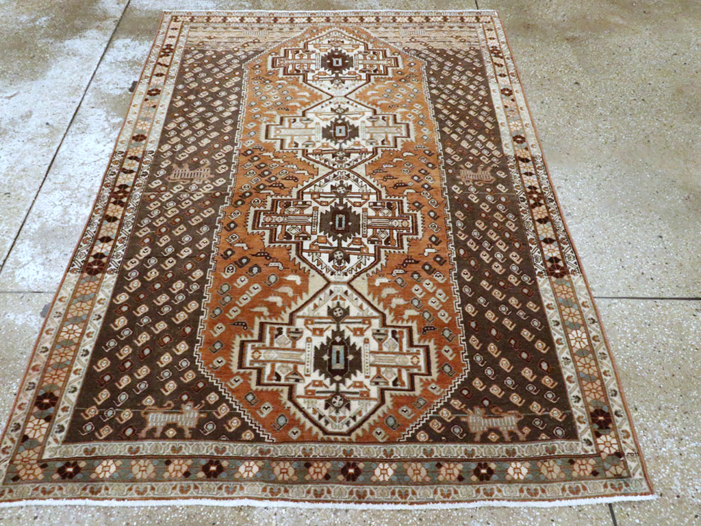 Vintage Persian Afshar Rug, No.22191 - Galerie Shabab