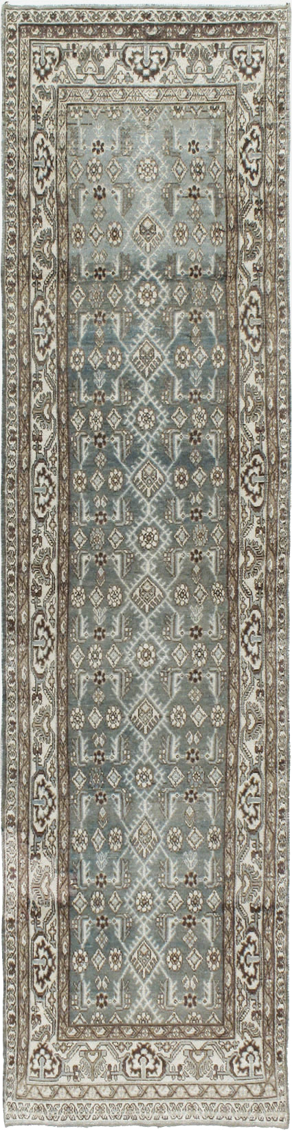 Vintage Persian Malayer Runner, No.22200 - Galerie Shabab