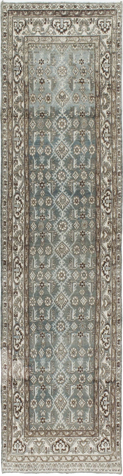 Vintage Persian Malayer Runner, No.22200 - Galerie Shabab