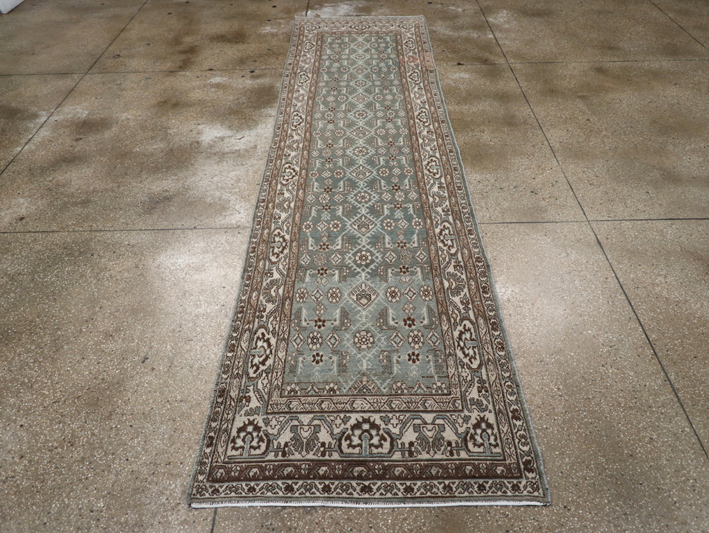 Vintage Persian Malayer Runner, No.22200 - Galerie Shabab