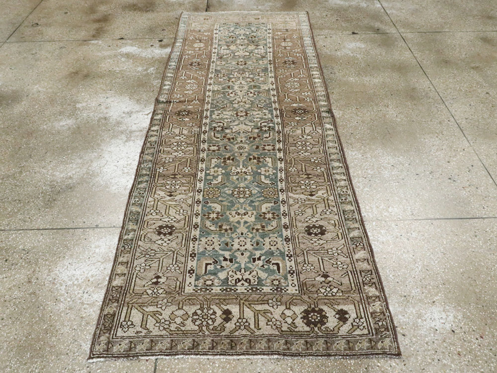 Vintage Persian Malayer Runner, No.22202 - Galerie Shabab