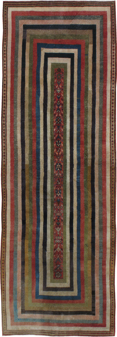 Vintage Tabriz Runner, No.22206 - Galerie Shabab
