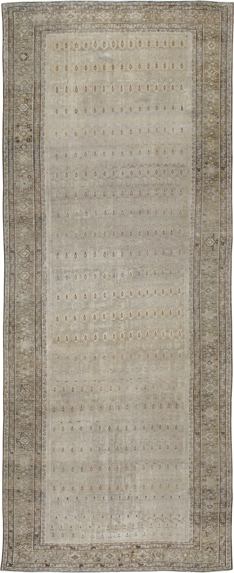 Vintage Persian Malayer Long Carpet, No.22207 - Galerie Shabab