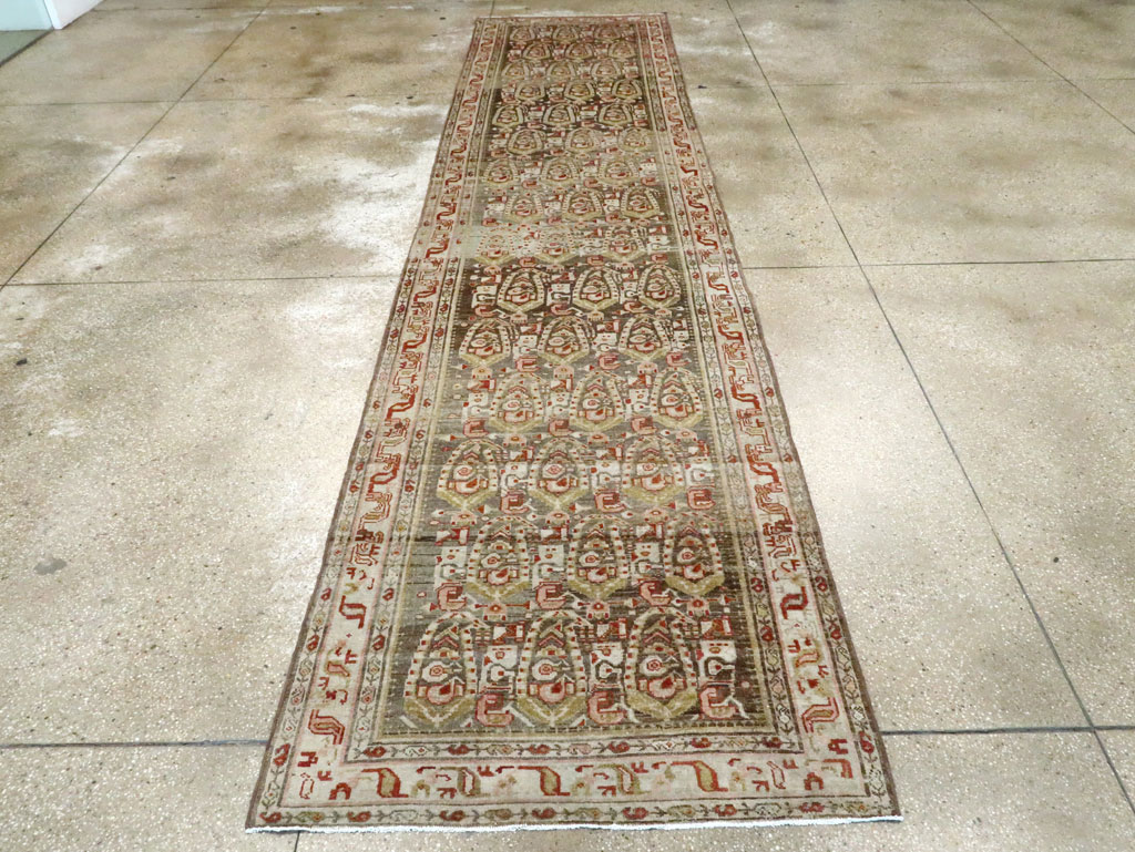 Vintage Persian Malayer Runner, No.22211 - Galerie Shabab