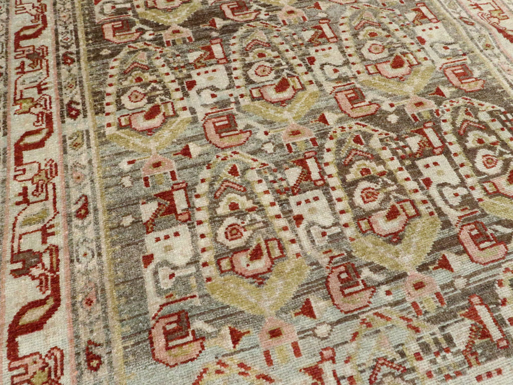 Vintage Persian Malayer Runner, No.22211 - Galerie Shabab