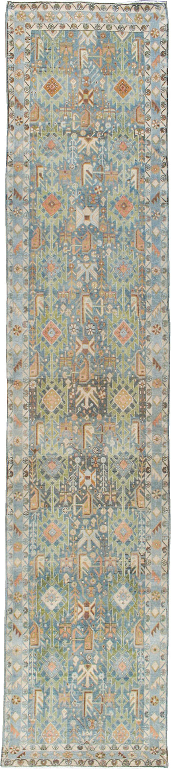 Vintage Persian Malayer Runner, No.22214 - Galerie Shabab
