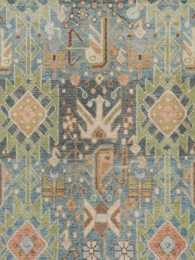 Vintage Persian Malayer Runner, No.22214 - Galerie Shabab