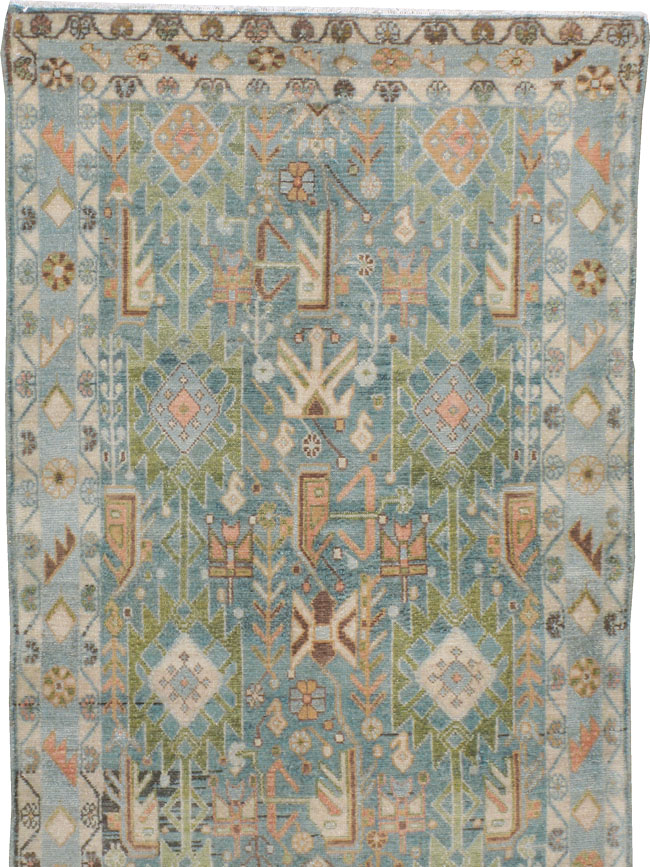 Vintage Persian Malayer Runner, No.22214 - Galerie Shabab