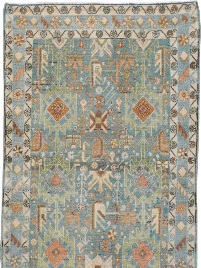 Vintage Persian Malayer Runner, No.22214 - Galerie Shabab