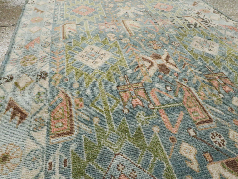 Vintage Persian Malayer Runner, No.22214 - Galerie Shabab