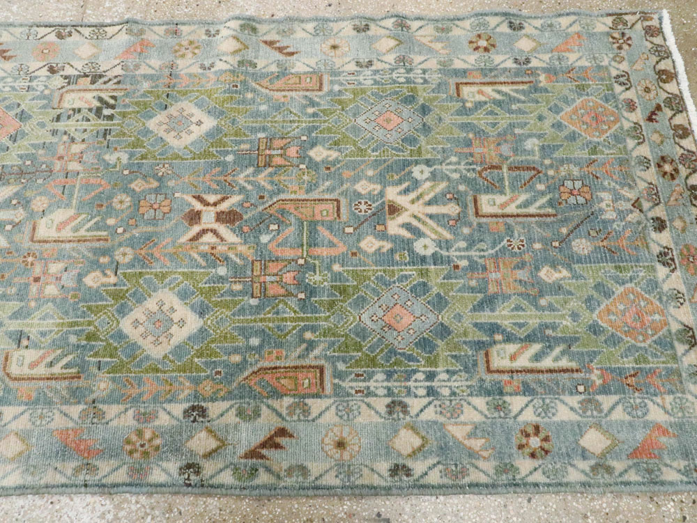 Vintage Persian Malayer Runner, No.22214 - Galerie Shabab