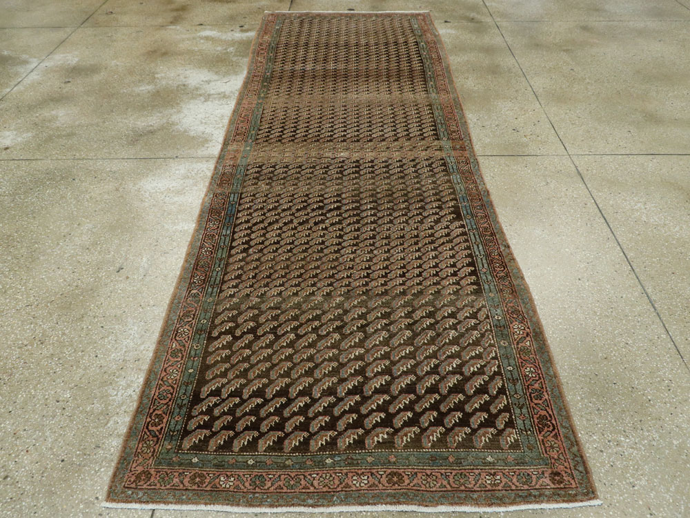 Vintage Persian Malayer Runner, No.22223 - Galerie Shabab
