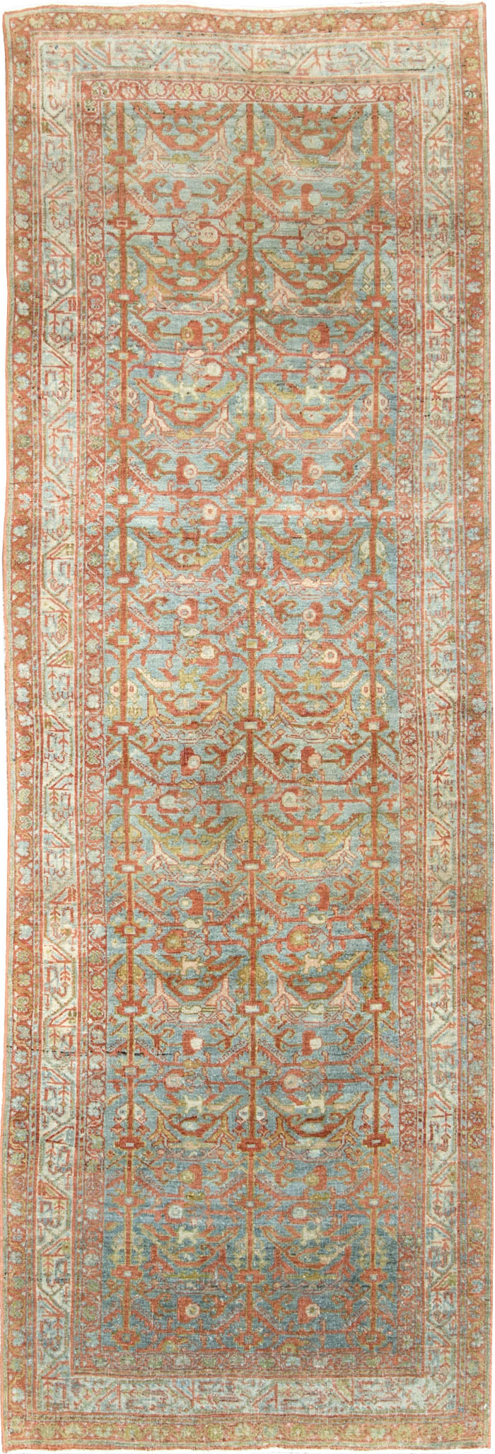 Vintage Persian Malayer Runner, No.22225 - Galerie Shabab