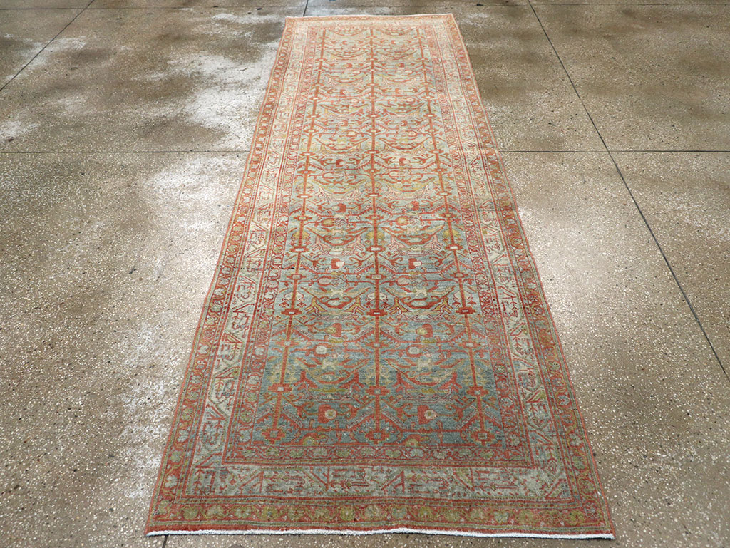 Vintage Persian Malayer Runner, No.22225 - Galerie Shabab