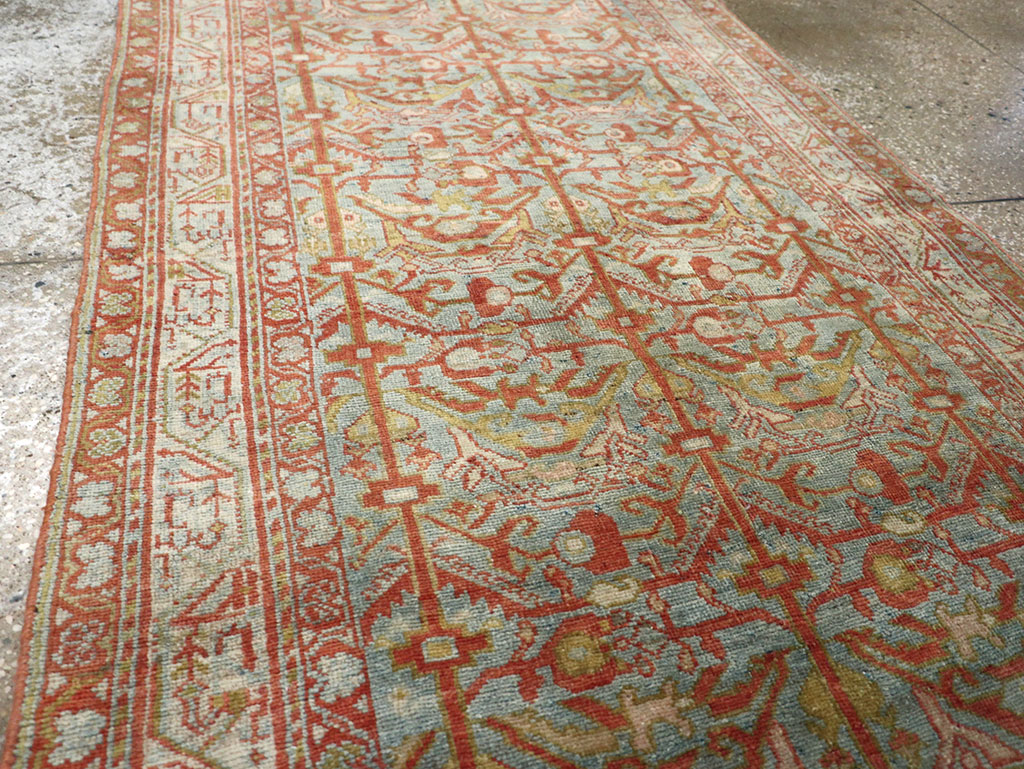 Vintage Persian Malayer Runner, No.22225 - Galerie Shabab