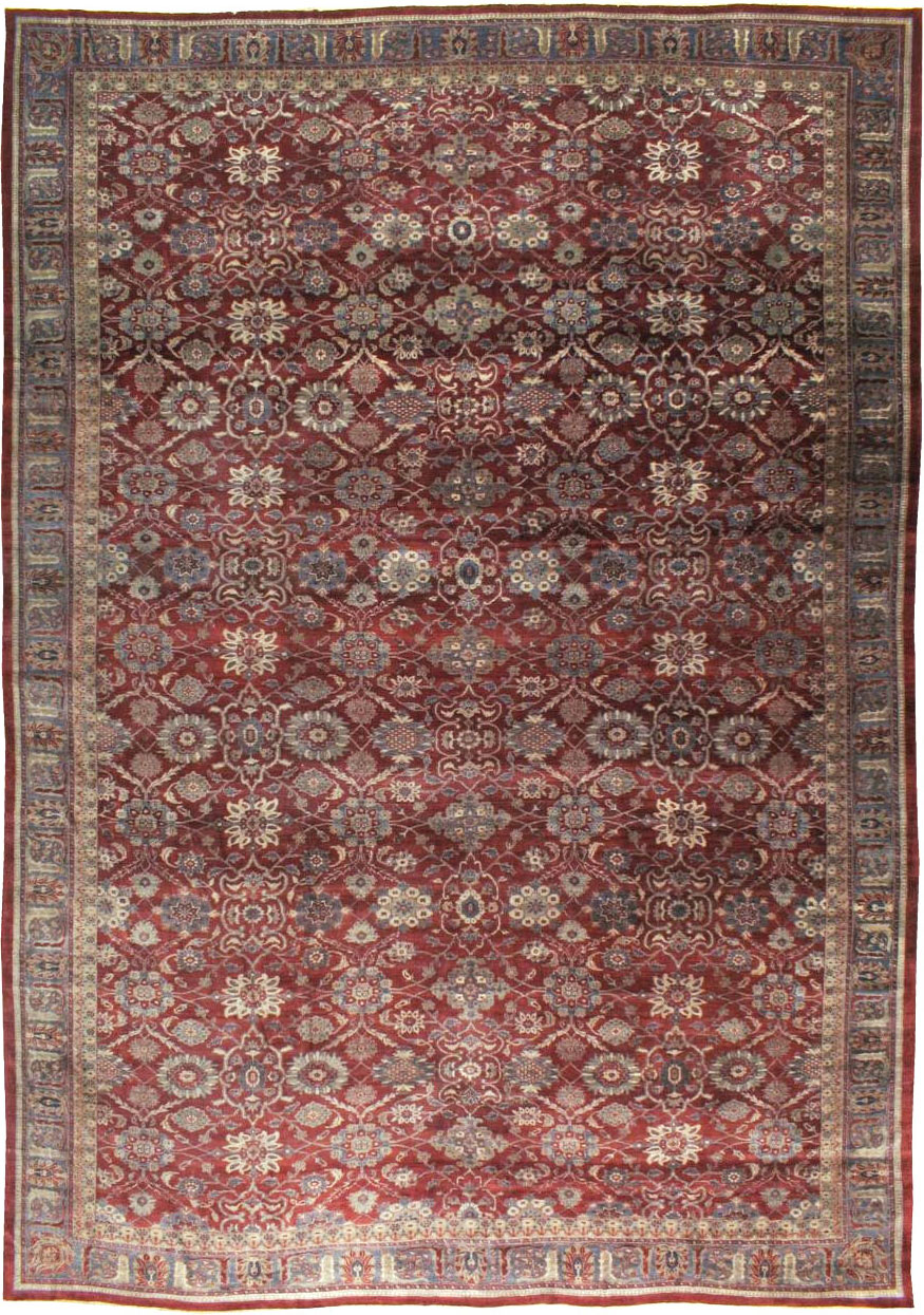 Antique Persian Mahal Carpet, No.22239 - Galerie Shabab