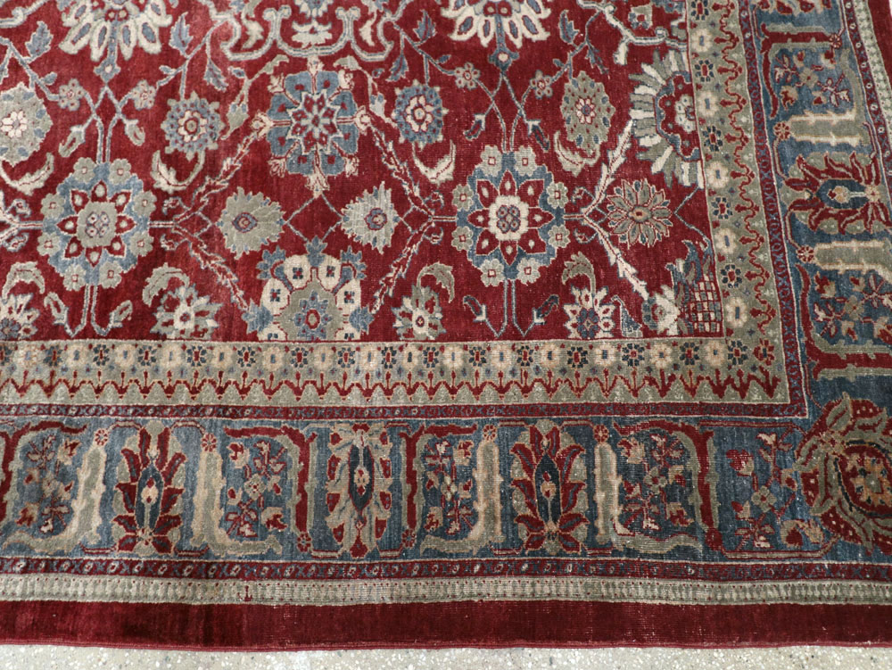 Antique Persian Mahal Carpet, No.22239 - Galerie Shabab