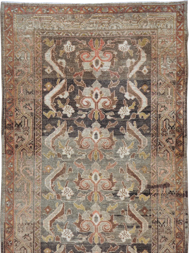 Vintage Persian Malayer Runner, No.22240 - Galerie Shabab