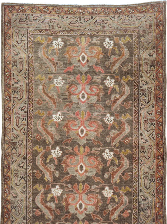 Vintage Persian Malayer Runner, No.22240 - Galerie Shabab