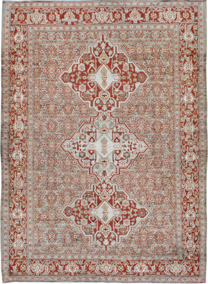Antique Persian Senneh Rug, No.22241 - Galerie Shabab
