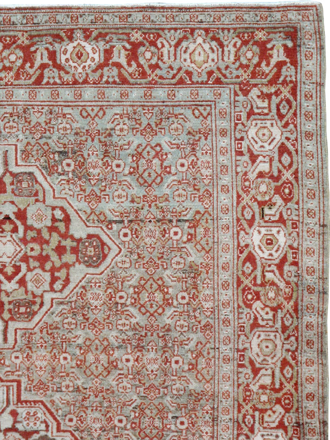 Antique Persian Senneh Rug, No.22241 - Galerie Shabab
