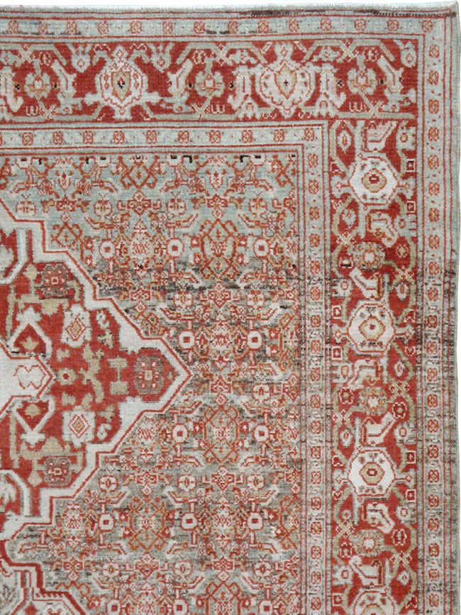 Antique Persian Senneh Rug, No.22241 - Galerie Shabab