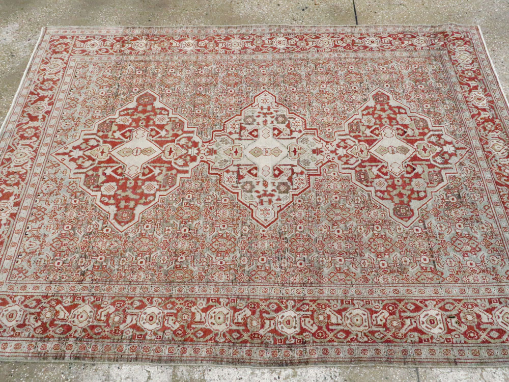 Antique Persian Senneh Rug, No.22241 - Galerie Shabab