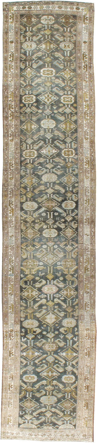 Vintage Persian Malayer Runner, No.22242 - Galerie Shabab