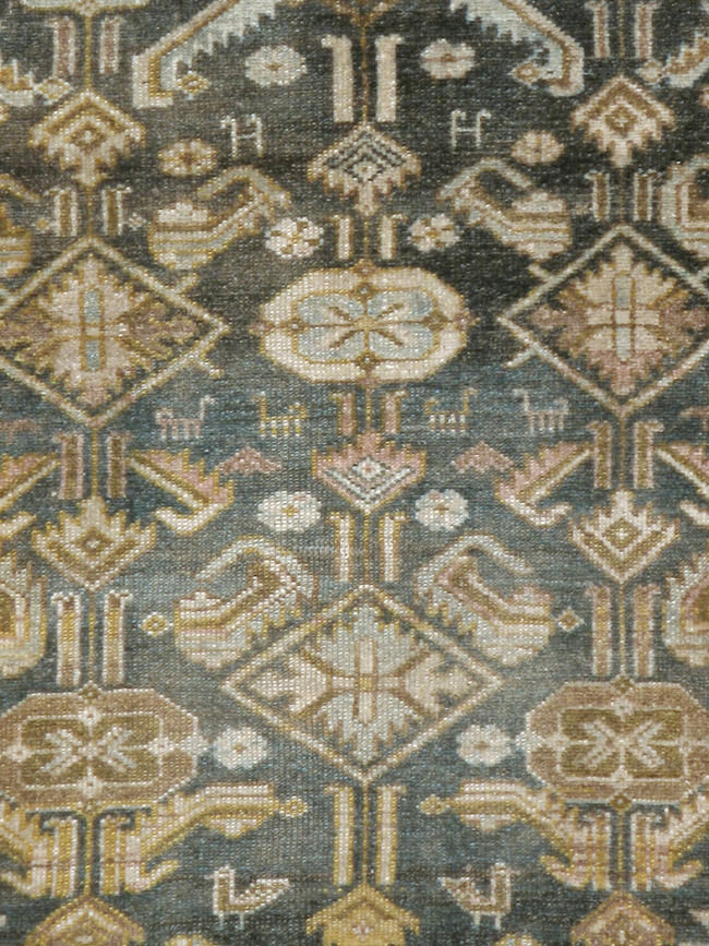 Vintage Persian Malayer Runner, No.22242 - Galerie Shabab