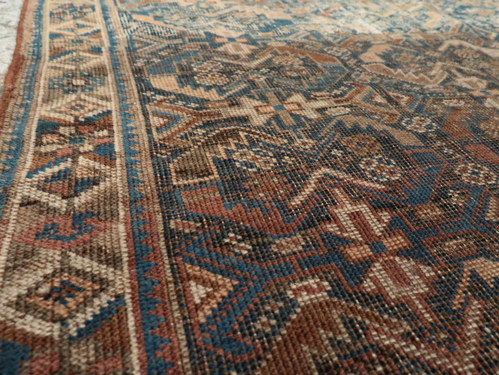 Antique Persian Afshar Throw Rug, No.22250 - Galerie Shabab