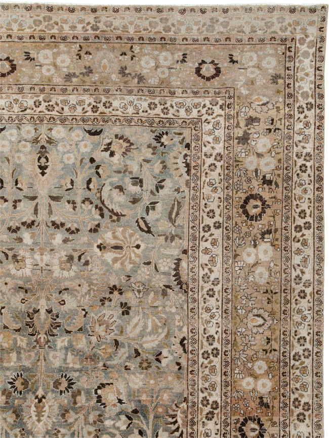 Antique Persian Mashad Large Carpet, No.22261 - Galerie Shabab
