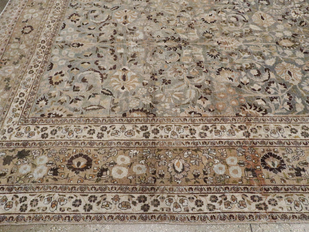 Antique Persian Mashad Large Carpet, No.22261 - Galerie Shabab