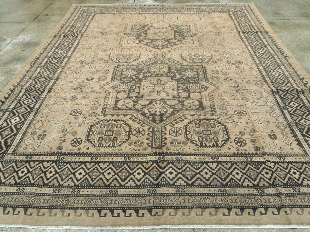 Vintage Persian Tabriz Carpet, No.22264 - Galerie Shabab