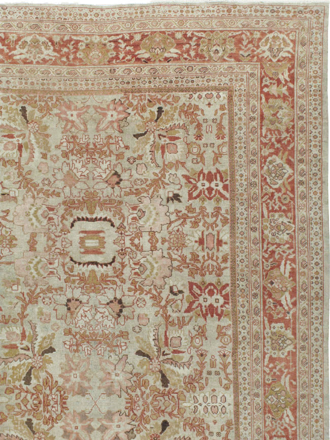 Antique Persian Mahal Carpet, No.22271 - Galerie Shabab