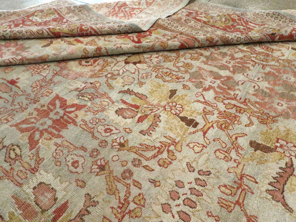 Antique Persian Mahal Carpet, No.22271 - Galerie Shabab