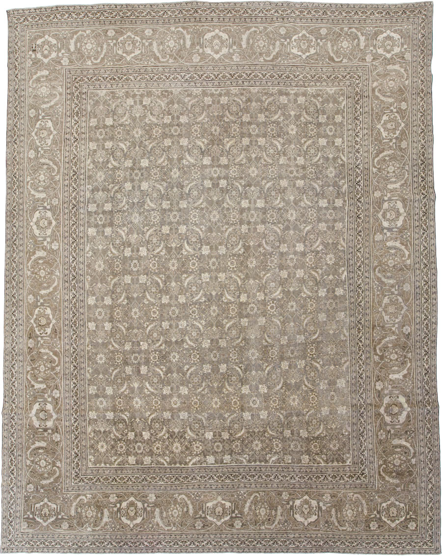 Antique Persian Tabriz Carpet, No.22274 - Galerie Shabab