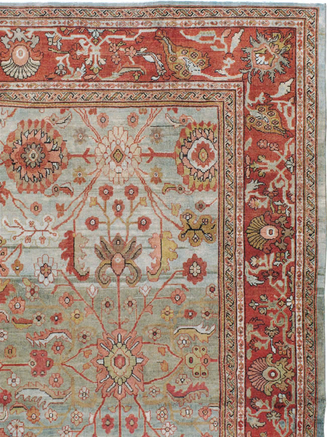 Antique Persian Mahal Carpet, No.22279 - Galerie Shabab