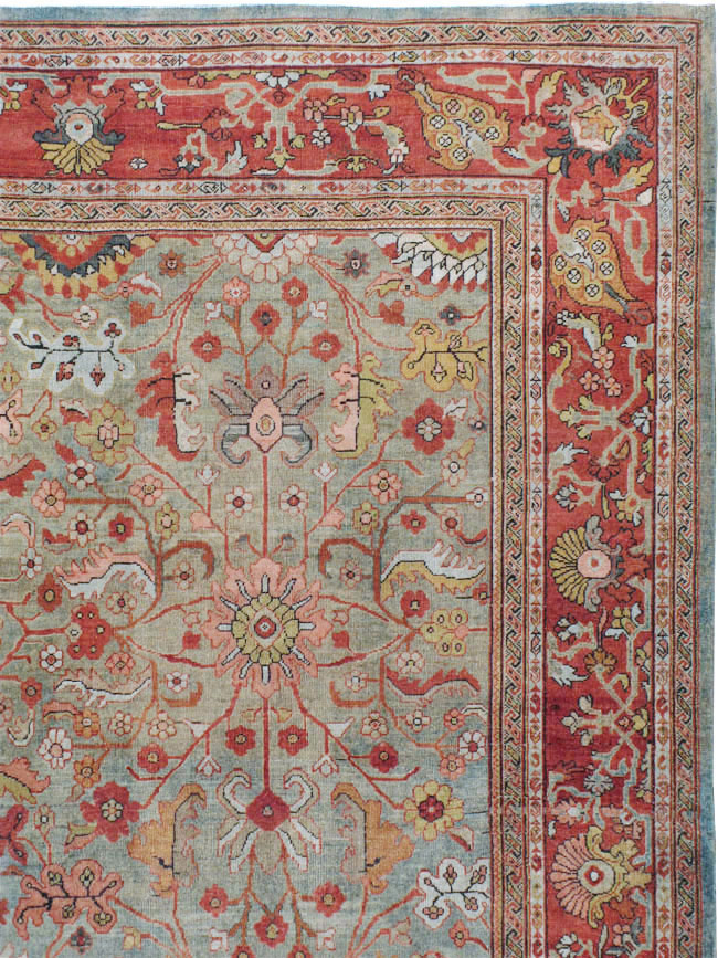 Antique Persian Mahal Carpet, No.22279 - Galerie Shabab