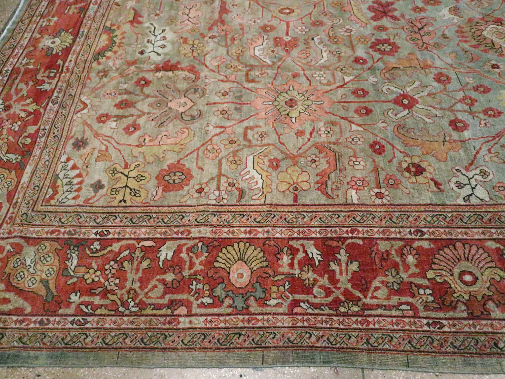 Antique Persian Mahal Carpet, No.22279 - Galerie Shabab