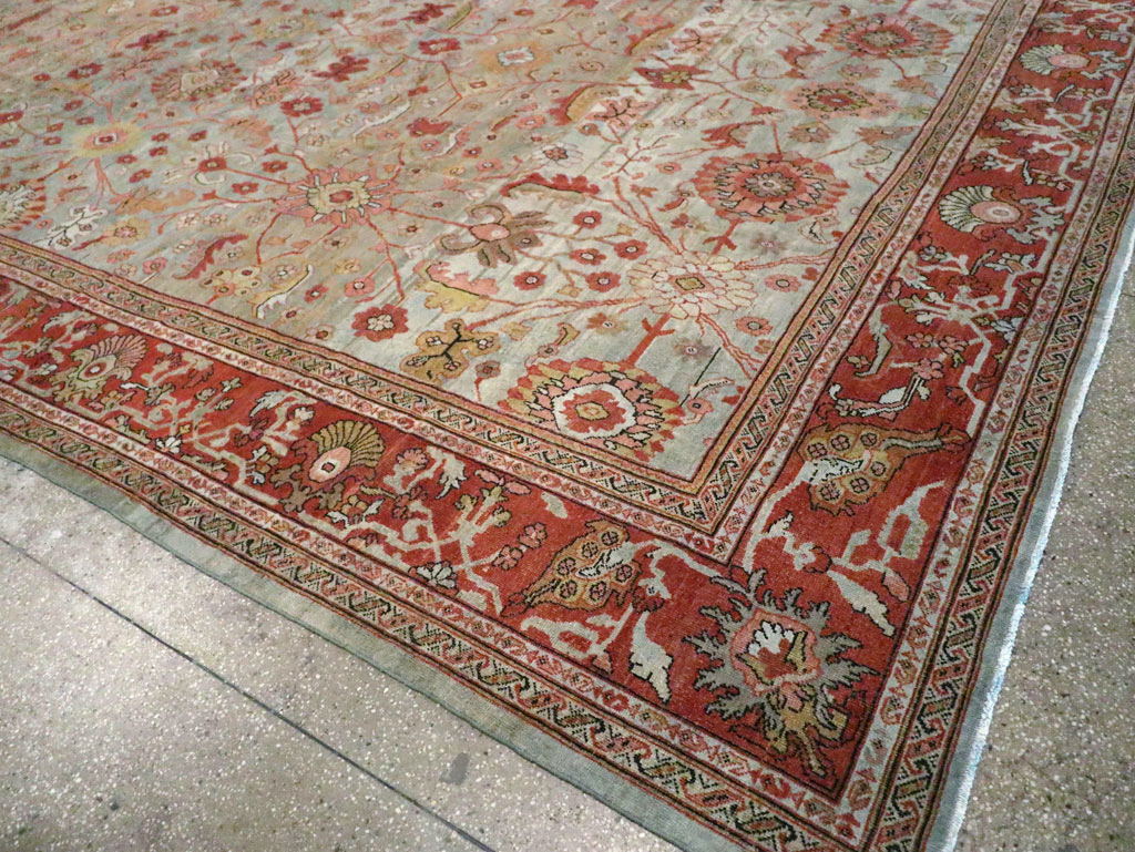 Antique Persian Mahal Carpet, No.22279 - Galerie Shabab