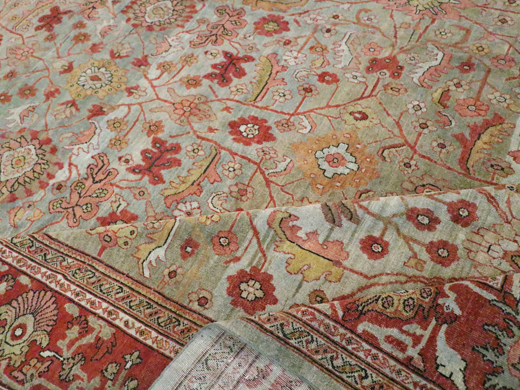 Antique Persian Mahal Carpet, No.22279 - Galerie Shabab